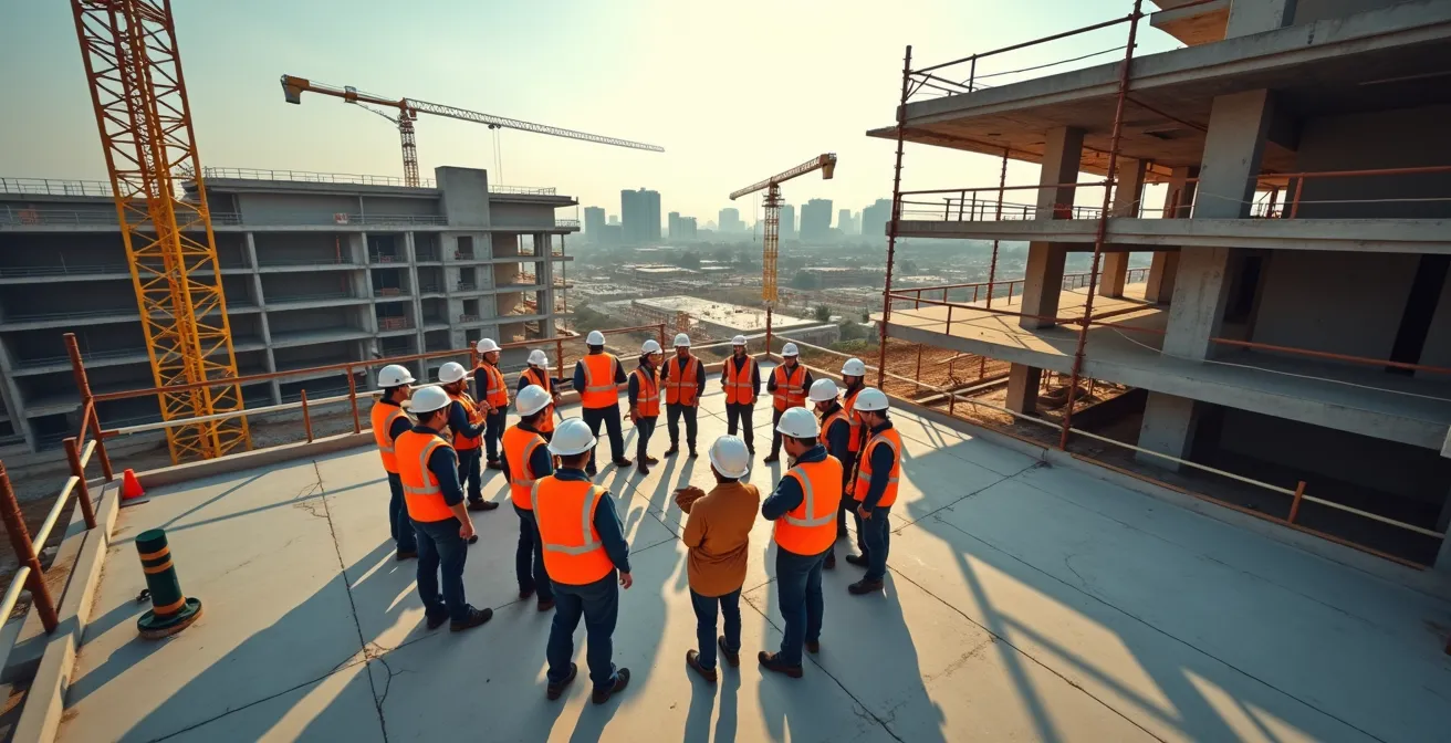 Schéma visuel montrant l'évolution de carrière depuis le CAP vers chef d'équipe avec différents parcours possibles