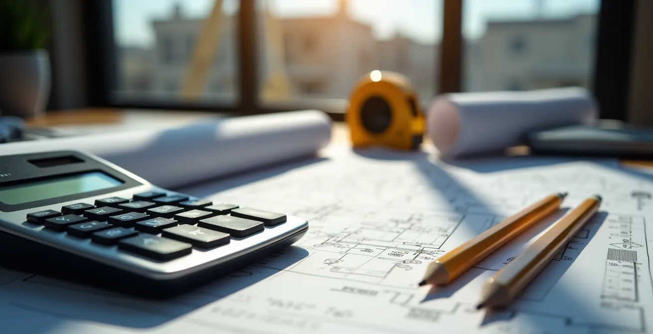 Tableau de bord financier avec graphiques de suivi du déboursé sec sur chantier